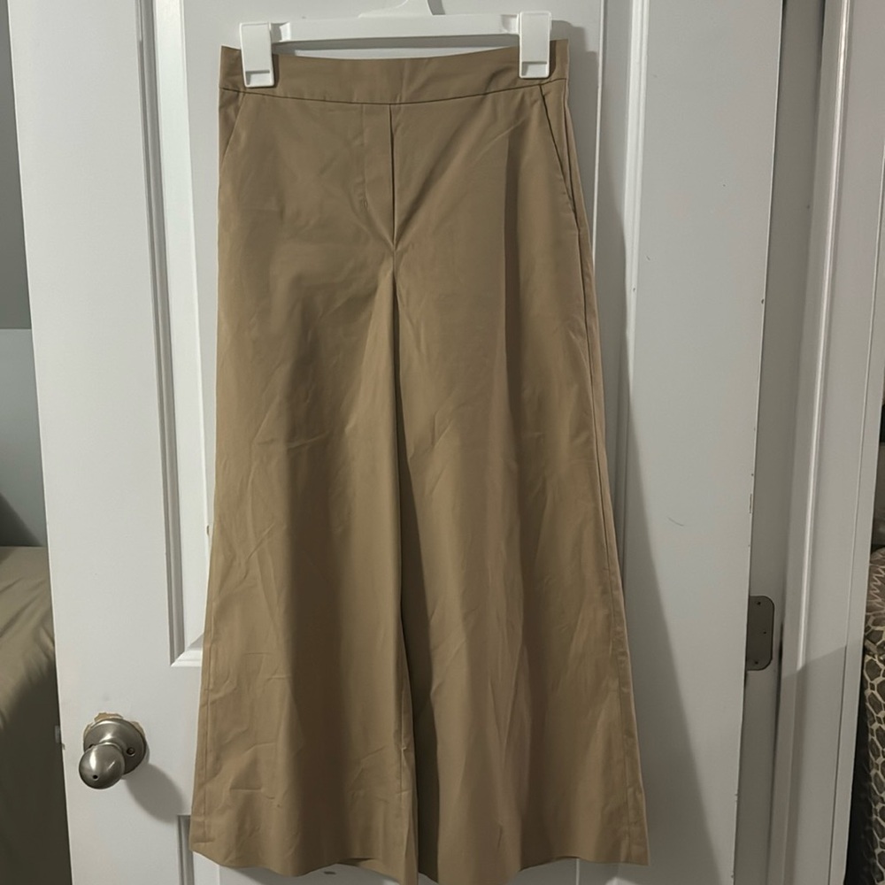 Babaton Wide Leg Cropped Trousers